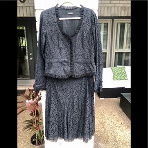Tahari Black Suit
